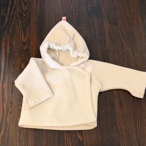 Widgeon white Hooded Baby Pullover